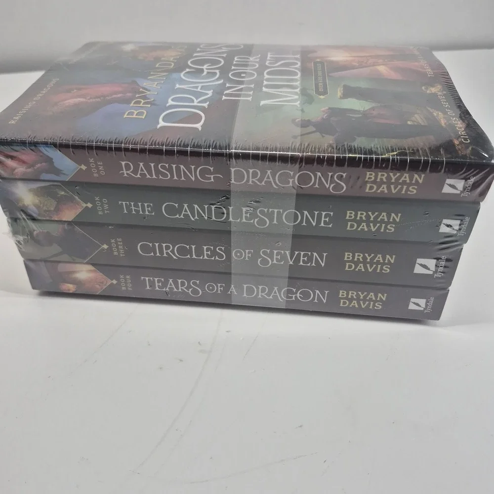 Bryan Davis Dragons In Our Midst Complete Series Lot of 4 (#1-4) Set PB